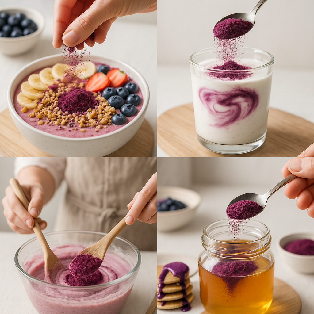 Černý rybíz lyofilizovaný prášek